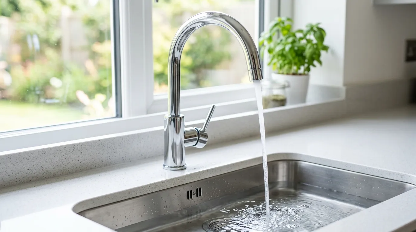 Local Plumbing Master Pros same day plumber fixing a faucet in Key Center, WA